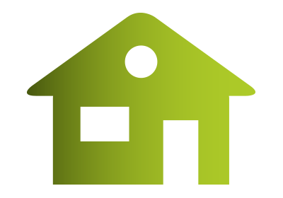 Icon grünes Haus
